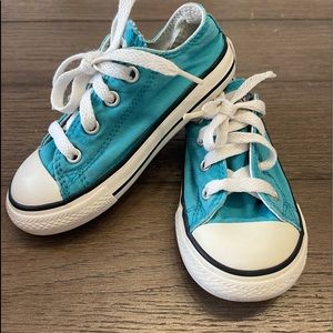 Teal converse for toddler